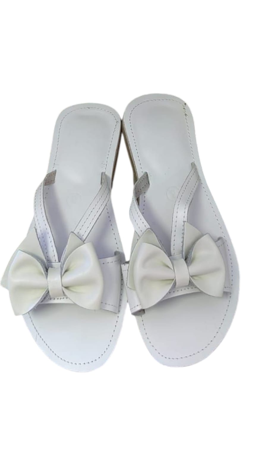 Ladies Multi Colour Bow Slip On Sandal