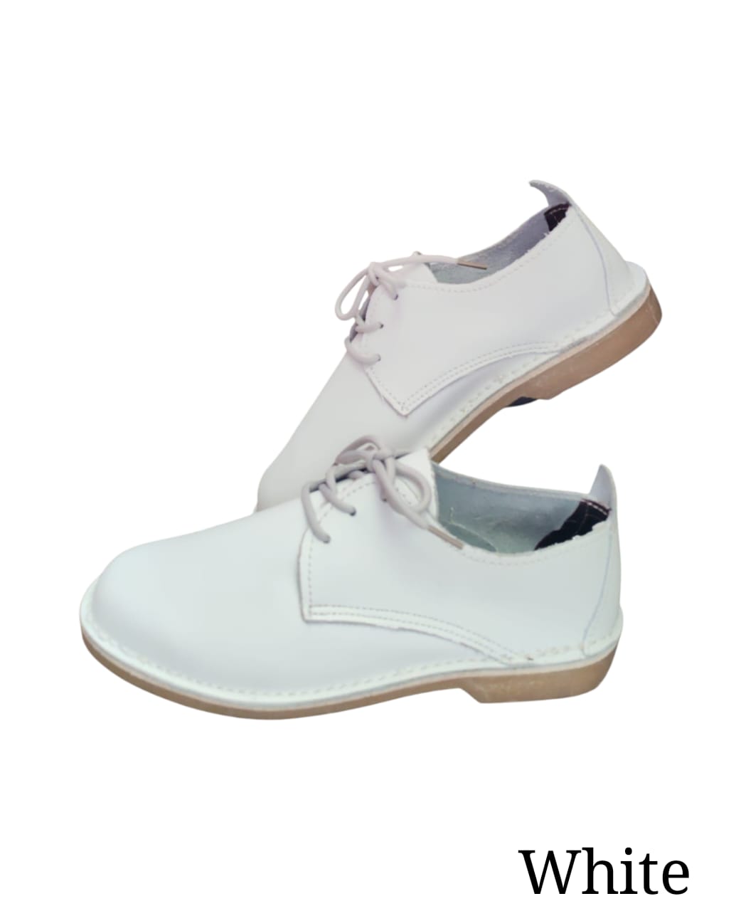 Mens Roxy Lace Up Vellies in White