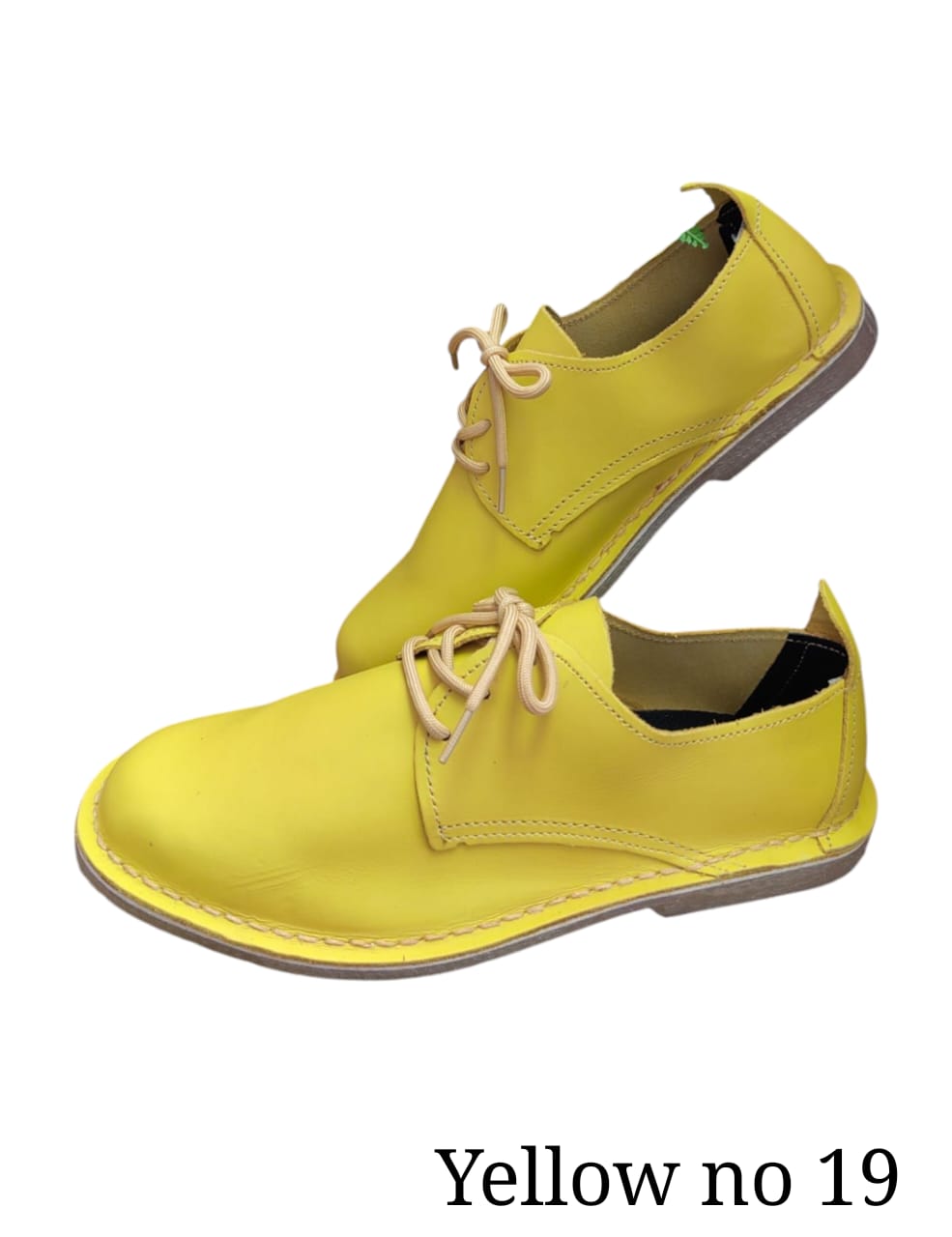 Mens Roxy Lace Up Vellies in Yellow