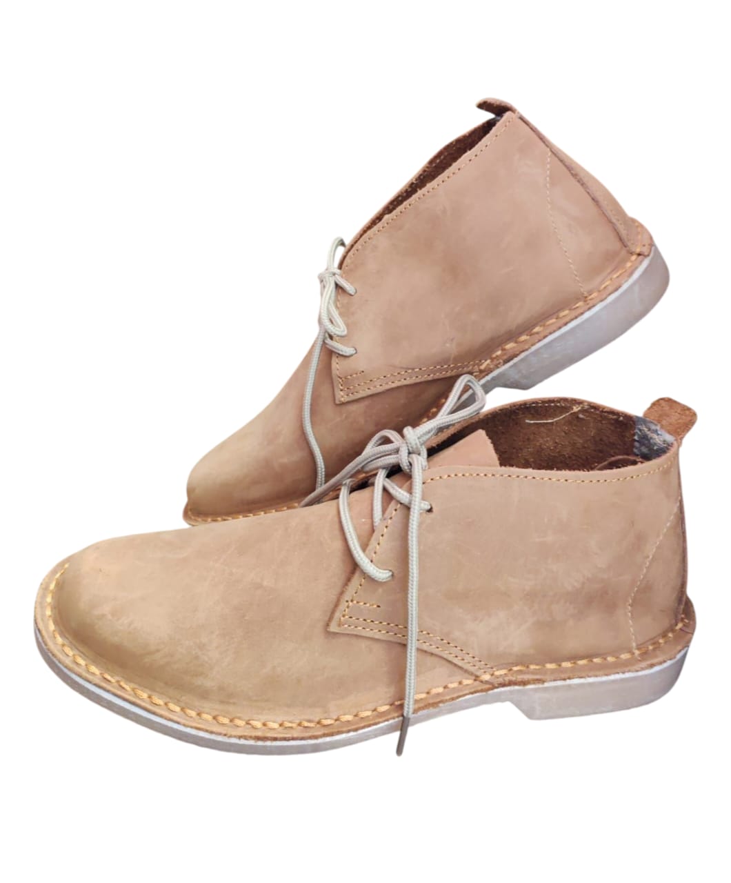 421B Lace Up Vellies in Tan