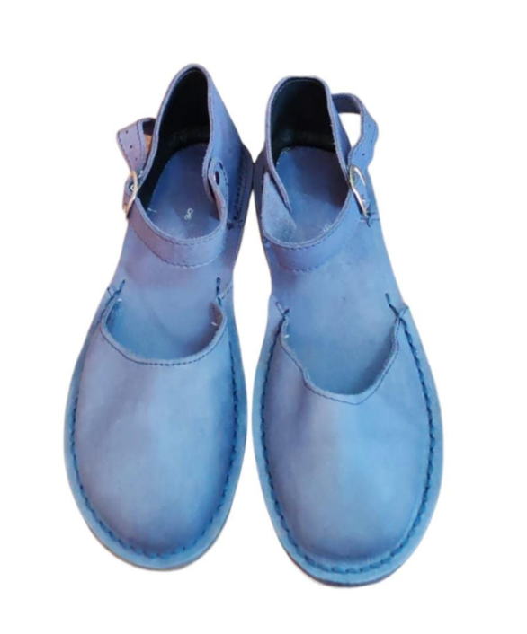 Ladies Leather Layla Madonna - Light Blue