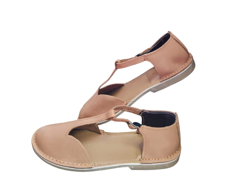 Ladies Leather Anika Baby Doll - Tan