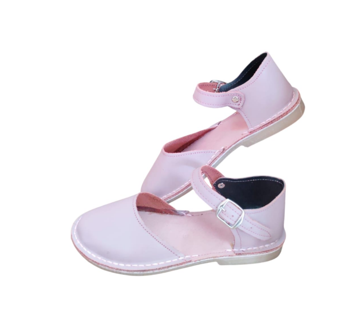 Ladies Leather Layla Madonna - Baby Pink