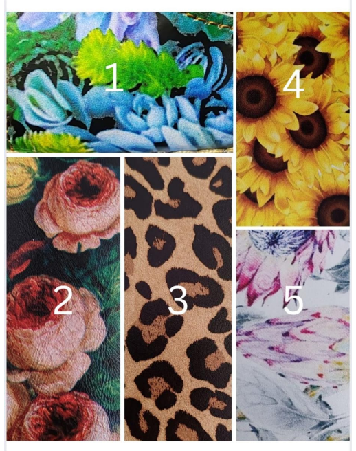 Printed Leather Colour Chart